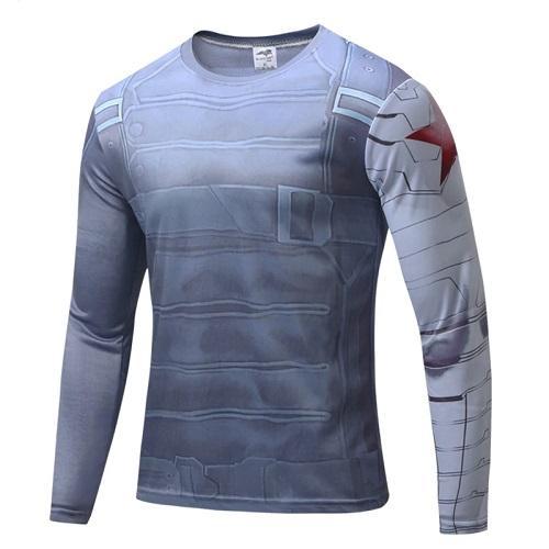 2019 New Marvel Super Heroes T-Shirt Men Long Sleeve Color 6