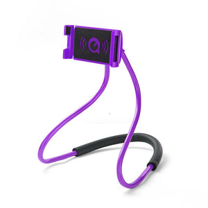 Universal Lazy Neck Hanging Phone Holder Support Snake-like Flexible