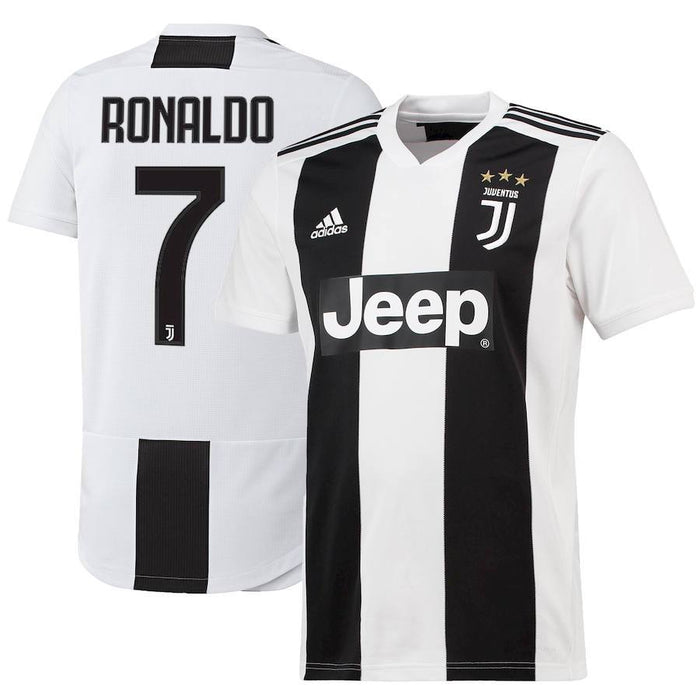 Cristiano Ronaldo Juventus Youth 2018/19 Home Replica Player Jersey – White