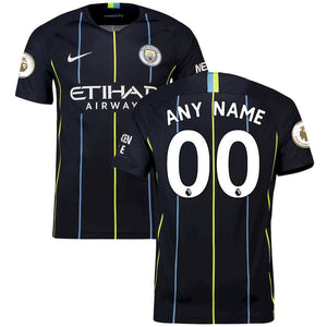 Manchester City 2018/19 Away Authentic Vapor Match Custom Jersey – Navy