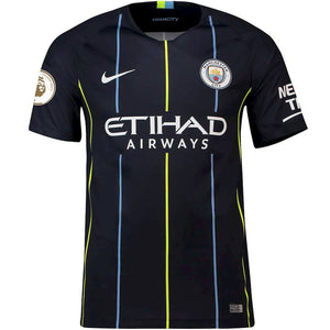 Manchester City 2018/19 Away Authentic Vapor Match Custom Jersey – Navy