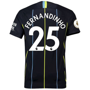 Fernandinho Manchester City 2018/19 Away Replica Stadium Player Jersey – Navy