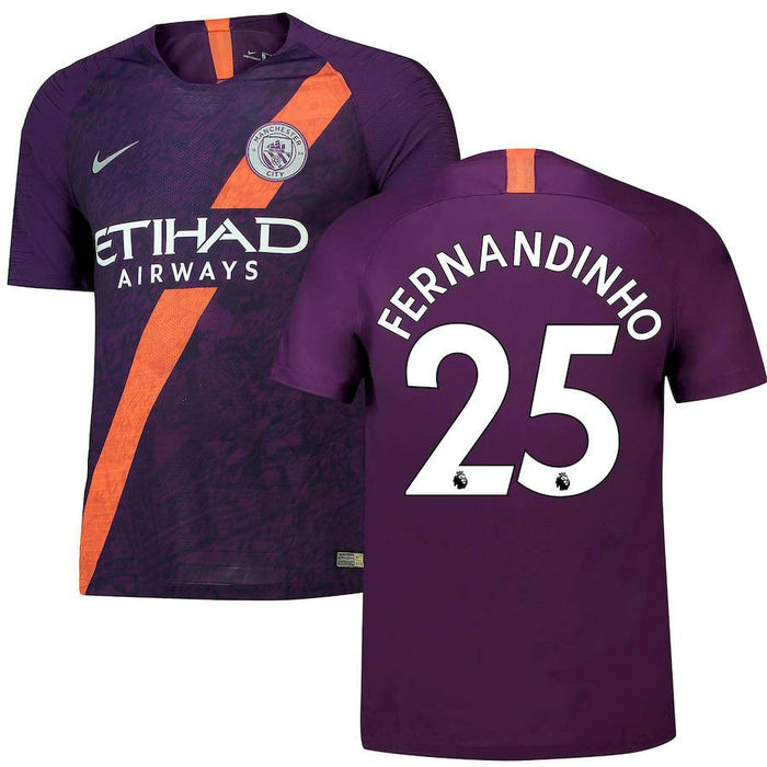 Fernandinho Manchester City 2018/19 Third Replica Stadium Player Jersey – Purple