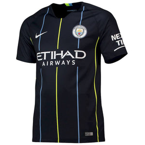 Raheem Sterling Manchester City 2018/19 Away Authentic Vapor Match Player Jersey – Navy