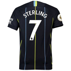 Raheem Sterling Manchester City 2018/19 Away Authentic Vapor Match Player Jersey – Navy
