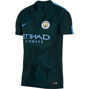 Manchester City Third Authentic Blank Jersey – Green