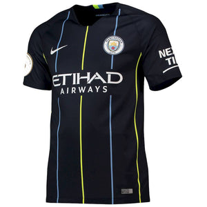 David Silva Manchester City 2018/19 Away Replica Stadium Player Jersey – Navy