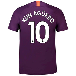 Sergio Agüero Manchester City 2018/19 Third Authentic Vapor Match Player Jersey – Purple